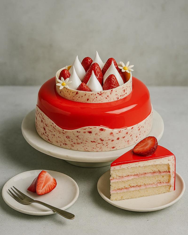 Strawberry cake